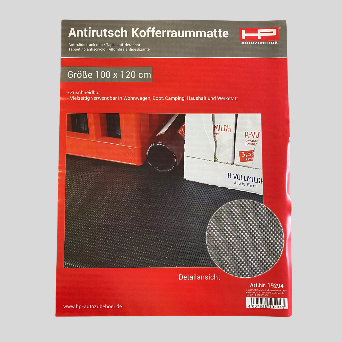 HP Antirutsch Kofferraummatte