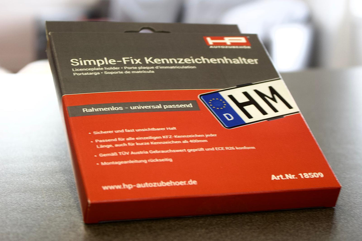 HP Kennzeichenhalter Simple-Fix